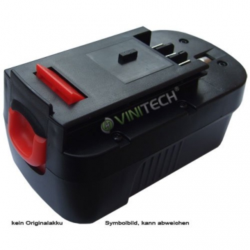 Vinitech Akku passend für Black & Decker Heckenschere Ni-Mh 18V 3000mAh