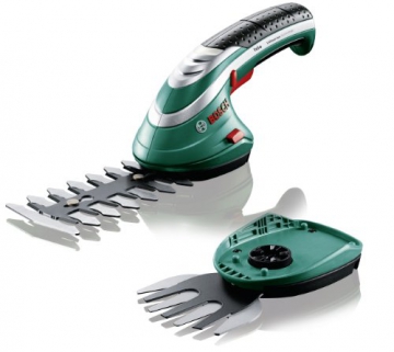 Bosch DIY Akku Gras- und Strauchscheren Set Isio